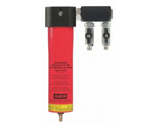 SATA filter 414 eentraps sinterfilter zonder drukregelaar. met uitlaatmodule (2 x G 1/4 a)