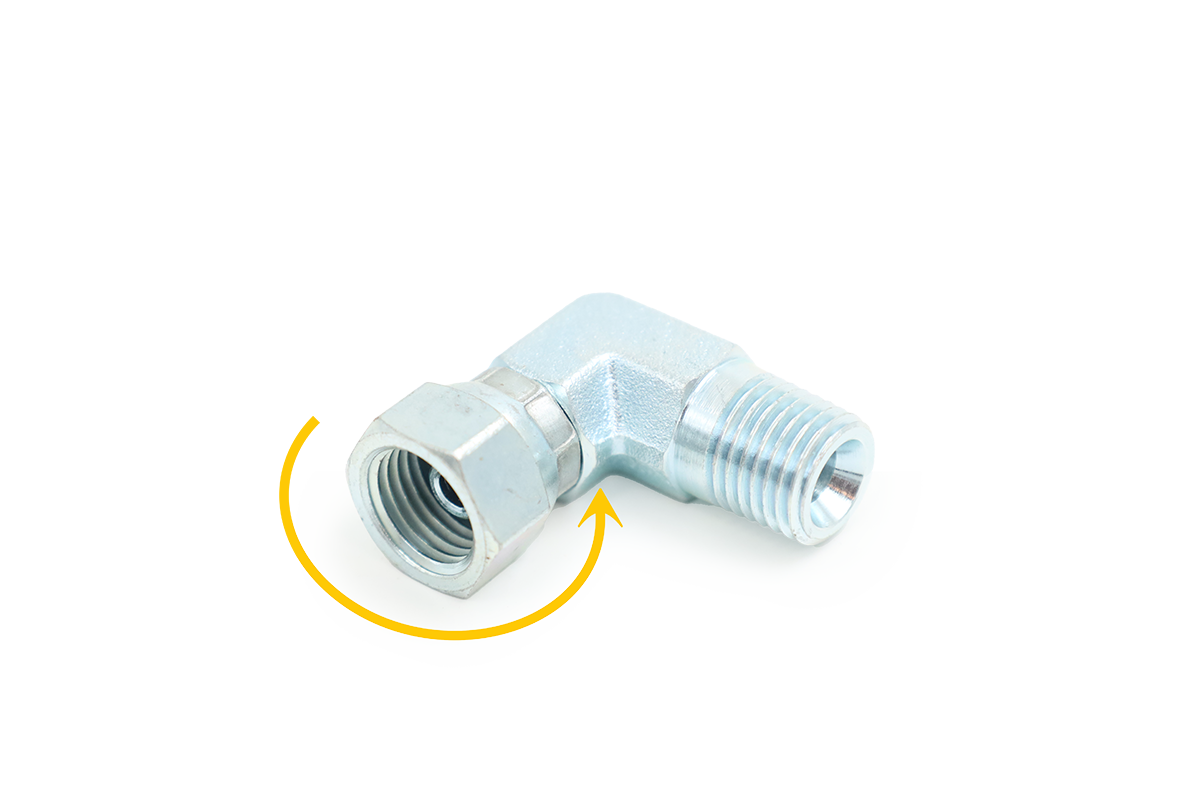 Fitting-90° SWIVEL SprayPack, verpakt
