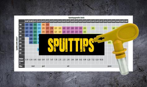 Kies jouw Airless spuittip