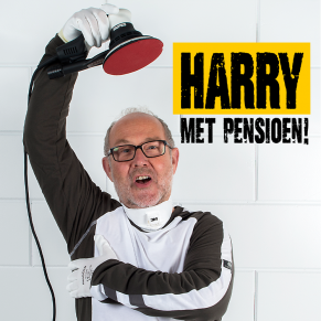 Harry met pensioen 