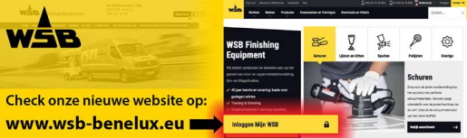 De nieuwe website van WSB: Informatie over alle merken en producten, maar ook snel de garantietermijn verlengen. 